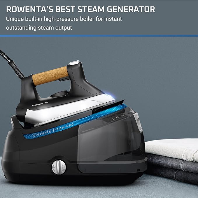 Rowenta, Ultimate Steam Pro Stainless Steel Soleplate Professional Steam Station