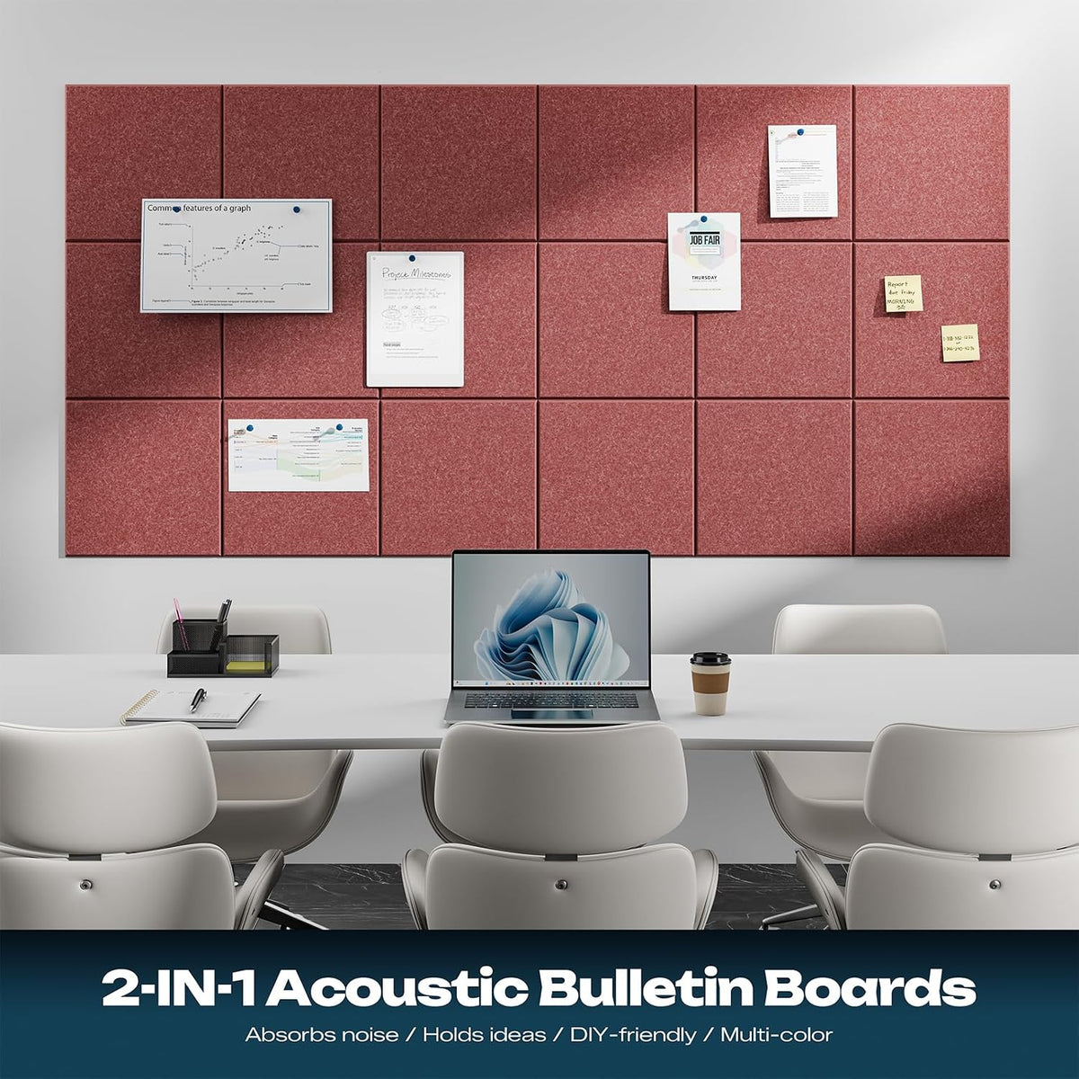 Sonicism 12 Pack Acoustic Wall Panels