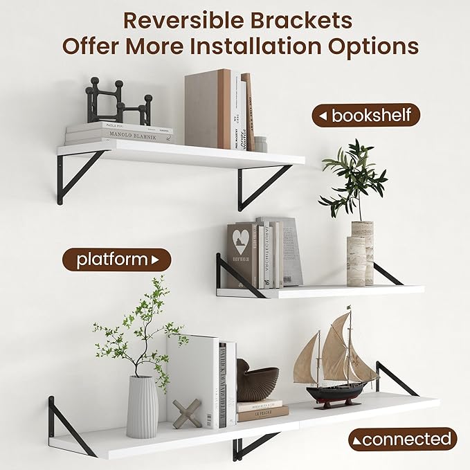 Axeman Deep Floating Shelves (Set of 2)