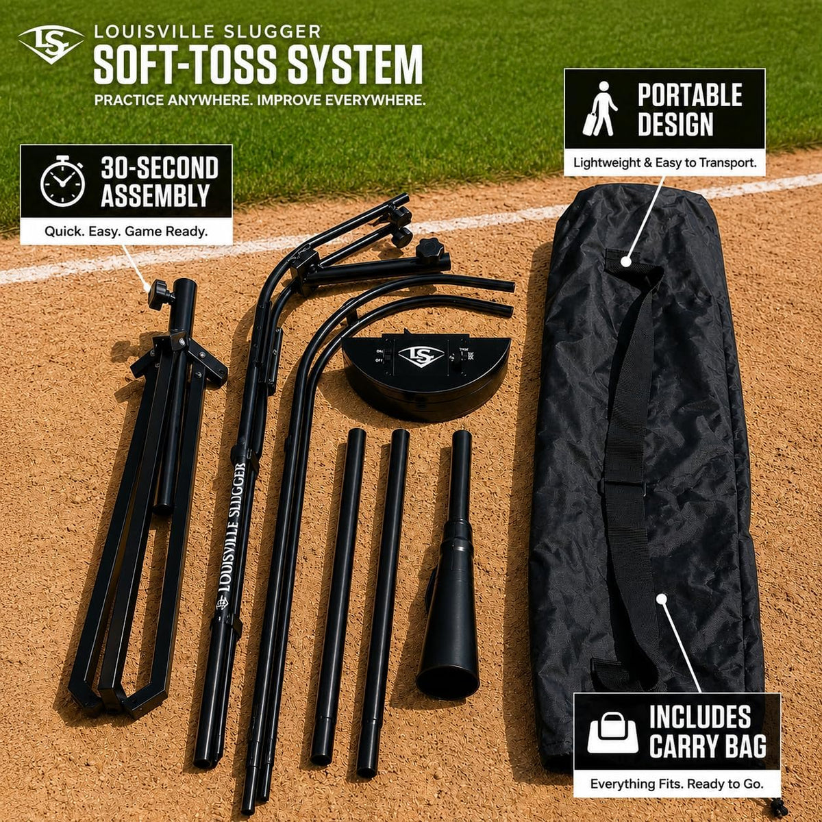 Louisville Slugger Soft Toss Training System