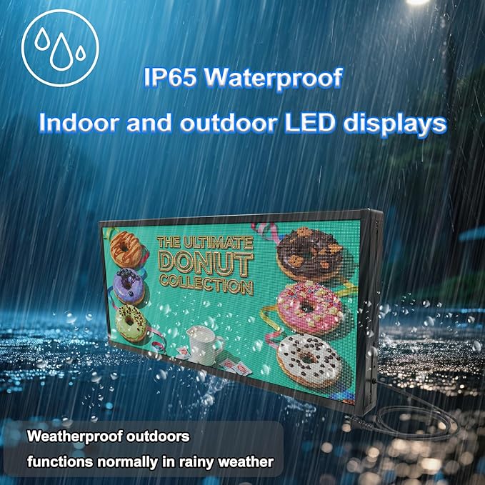 Programmable LED Sign for Business, P3 Outdoor Digital Electronic Message Board