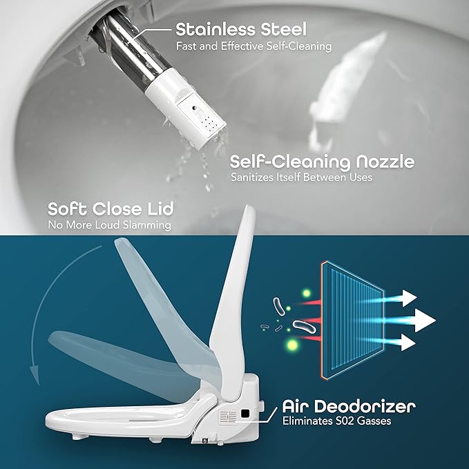 BidetMate 2000 Series Electric Bidet Toilet Seat