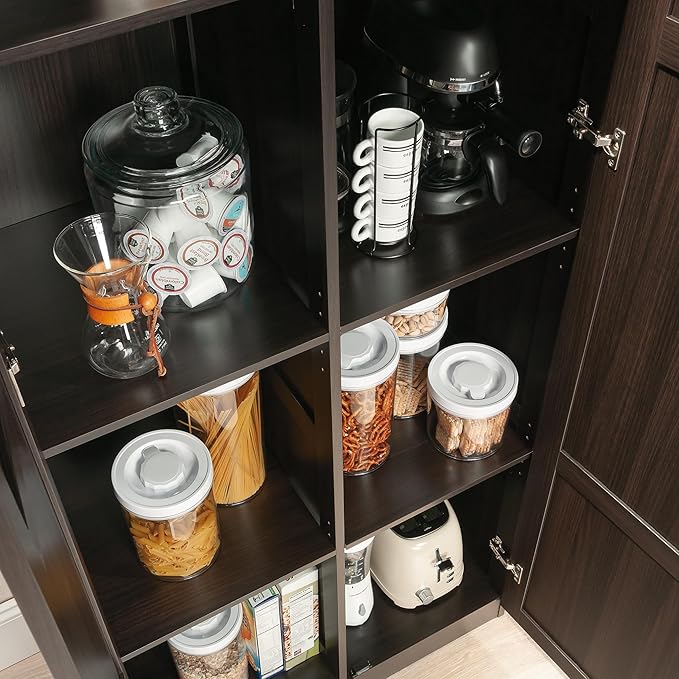 Sauder Storage Cabinet/ Pantry cabinets, 29.61 " x D: 16.02 " x H: ...