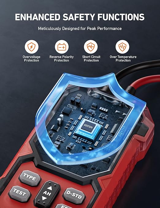 AstroAI Car Battery Tester, 12V/24V Digital Automotive Meter Diagnostic Tool