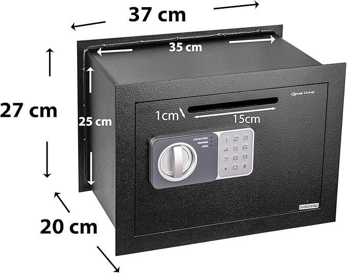 Genie Hand – Time Delay Safe, Anti Robbery Safe Box, Timed Controlled Opening –