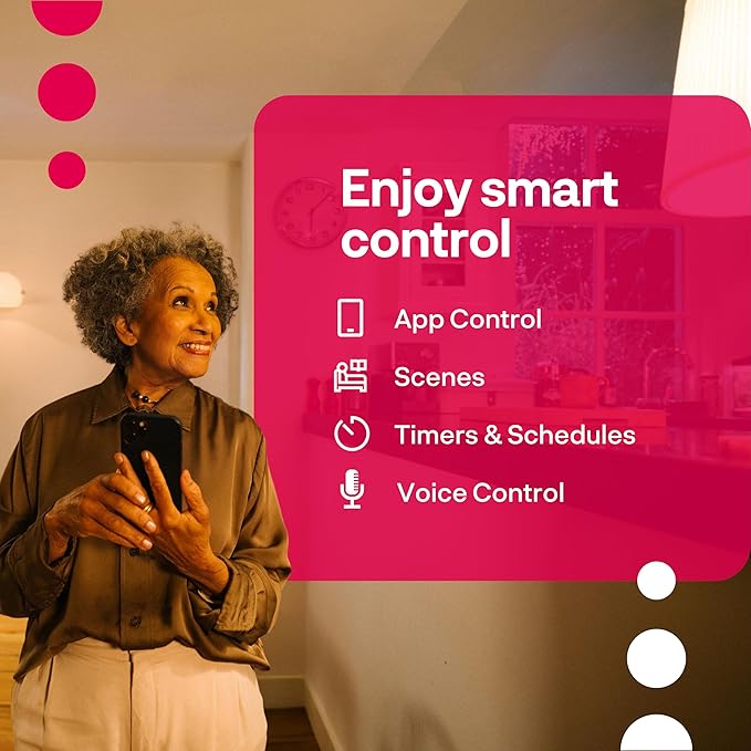 innr Smart Light Bulbs, A19 Zigbee, Works (4-Pack)