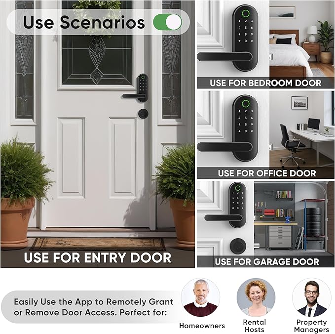 Keyless Entry Fingerprint Digital Smart Lock
