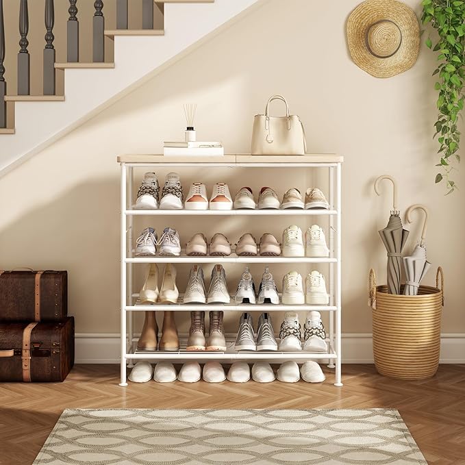 SUOERNUO Shoe Rack Organizer 5 Tier