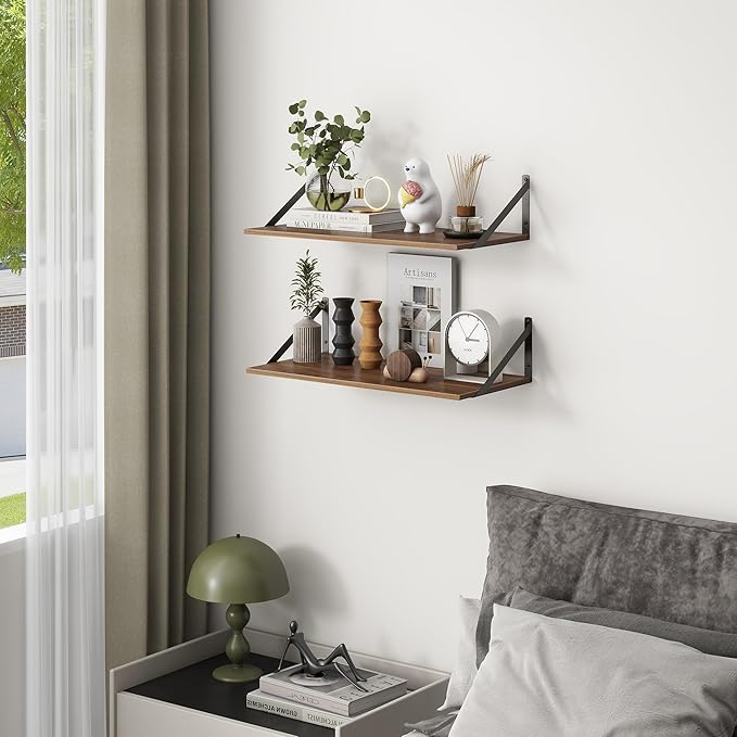Deep Floating Shelves, 12 Inch Deep Floating Shelves (Set of 2)