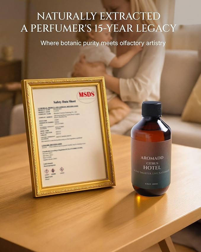 Citrus Hotel Diffuser Oil Inspired by Luxury Hotel Scent, Essential Oils