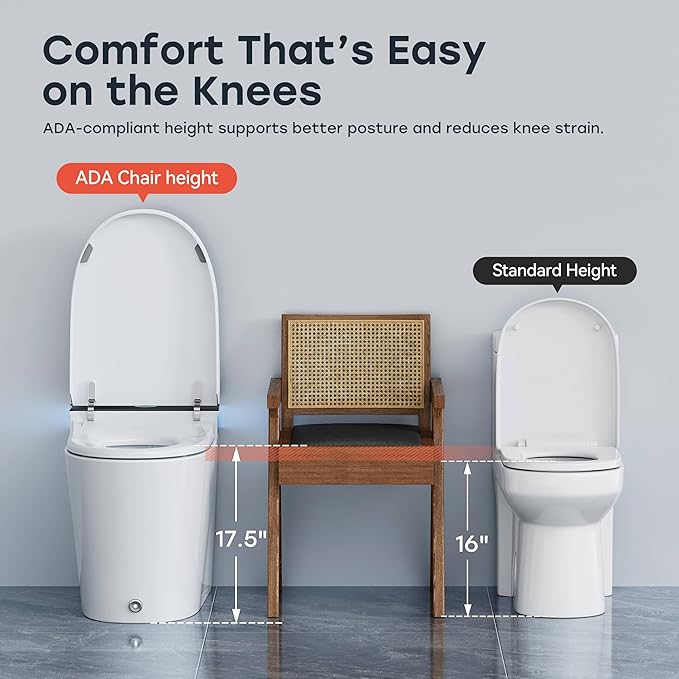 HOROW Artistic Bidet Toilet, Smart Toilet