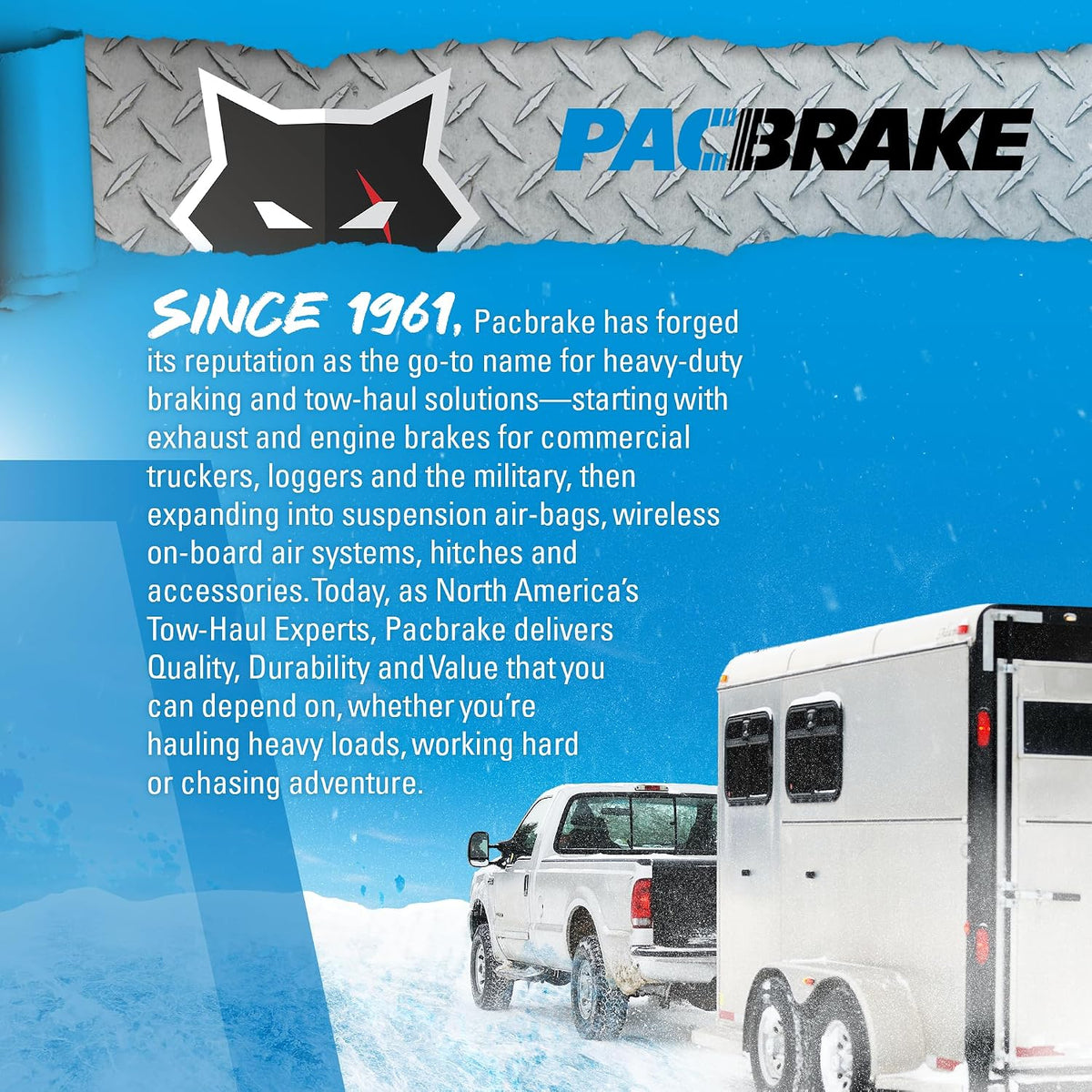 Pacbrake HP10206 ALPHA HD Rear Air Suspension Kit fits 2014-2025 RAM 2500 exc...