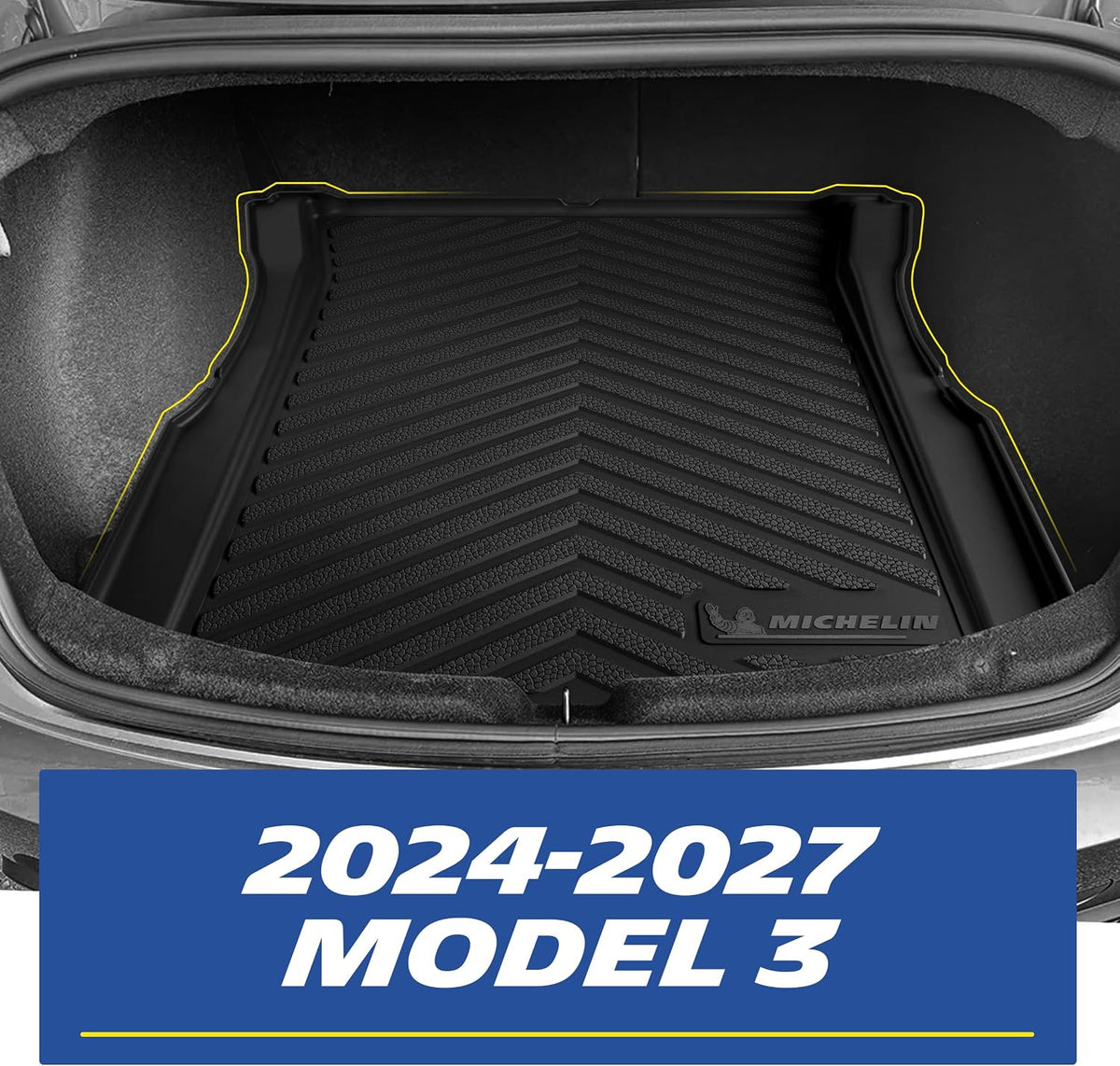 Michelin Vehicle Mats for 2024-2027 Tesla Model 3 (6 Piece)