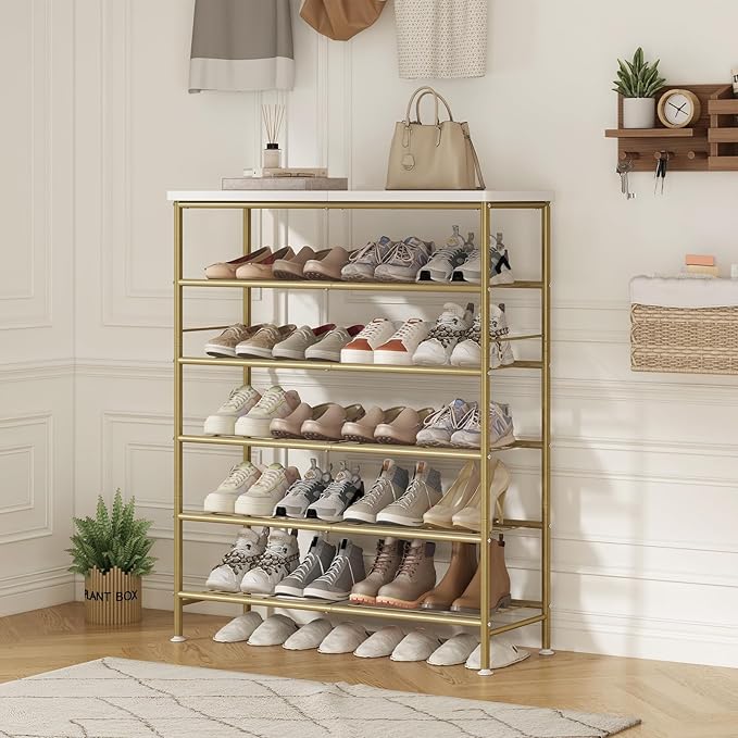 SUOERNUO Shoe Rack Organizer 6 Tier