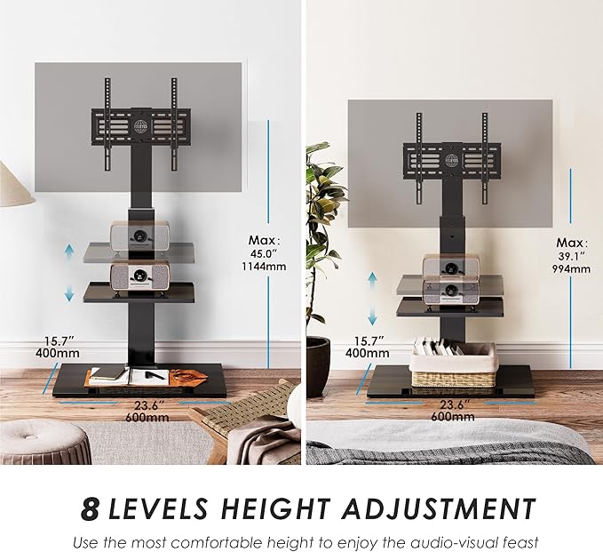 FITUEYES Floor TV Stand with Mount