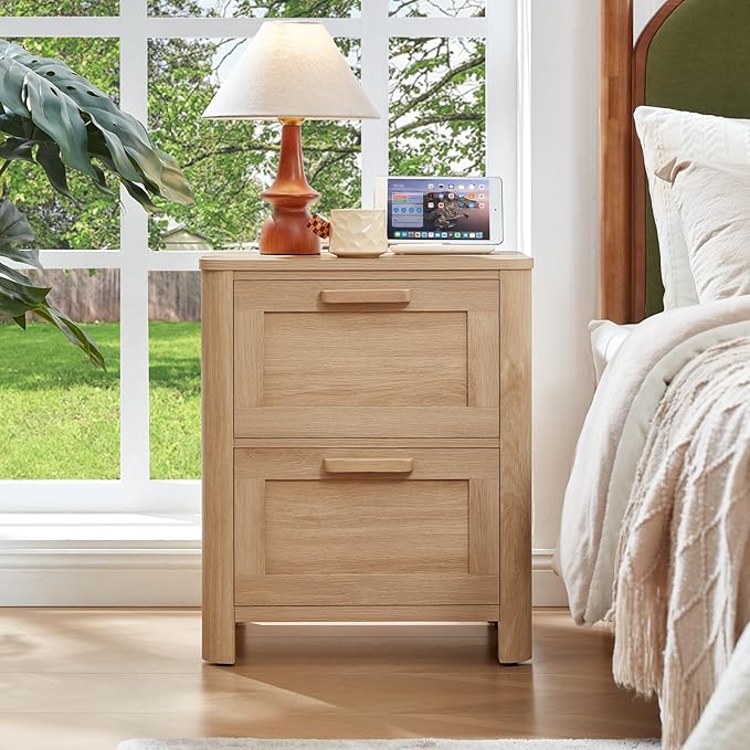 Joaxswe Farmhouse Nightstand