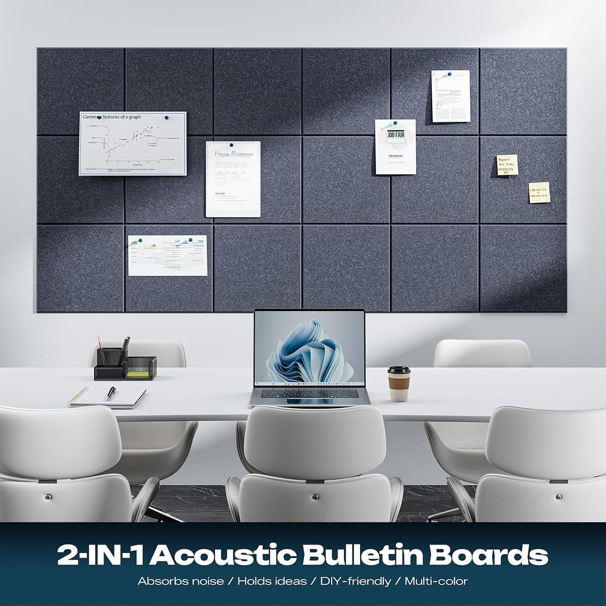 Sonicism 12 Pack Acoustic Wall Panels