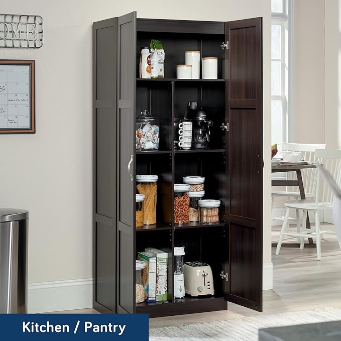 Sauder Storage Cabinet/ Pantry cabinets, 29.61 " x D: 16.02 " x H: ...