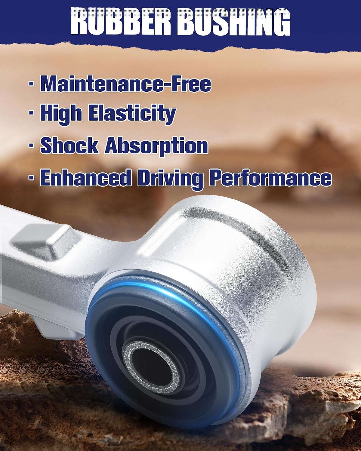 KSP 2-4" Forged Upper Control Arm With OEM Style Rubber Bushings for F15...