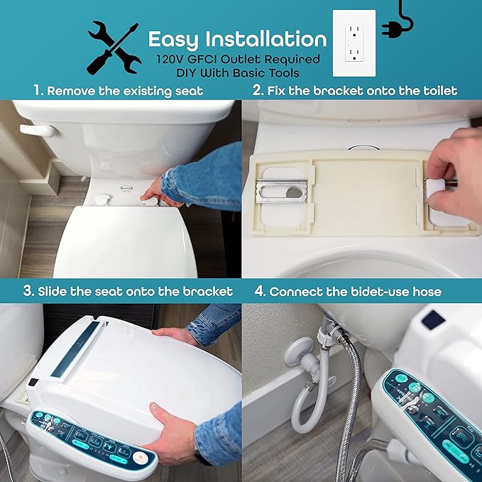 BidetMate 2000 Series Electric Bidet Toilet Seat