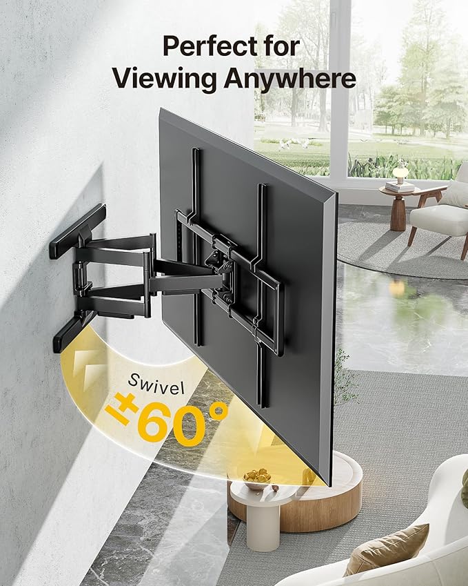 monTEK Heavy Duty Full Motion TV Wall Mount