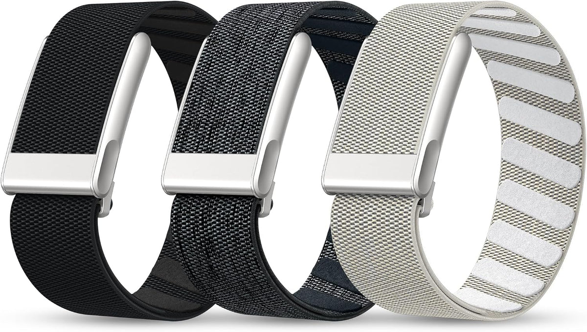 Maledan 3 Pack Nylon Sport Band for Whoop 5.0/MG Bands, One, Peak and Life