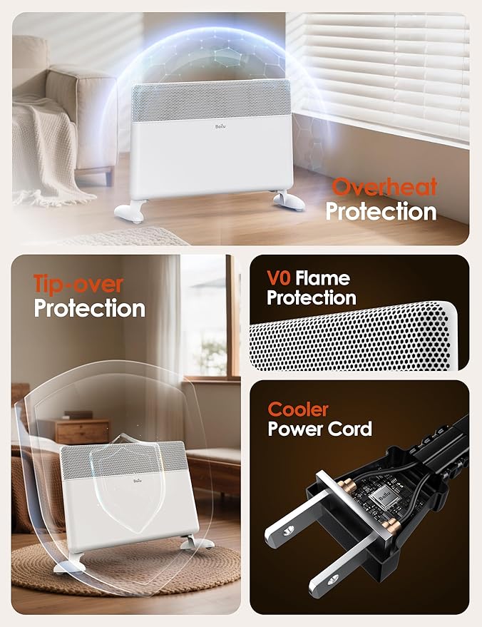 Ballu Convection Panel Space Heater