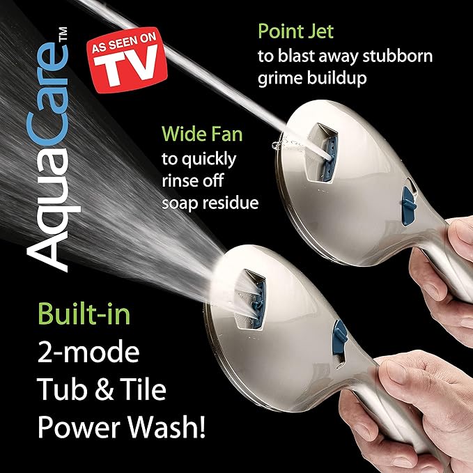 Hotel Spa AquaCare for California As-Seen-On-TV High Pressure Handheld Rain