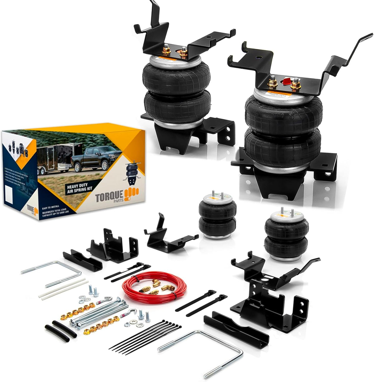 Torque Air Suspension Bag Kit for 2004-2015 Nissan Titan