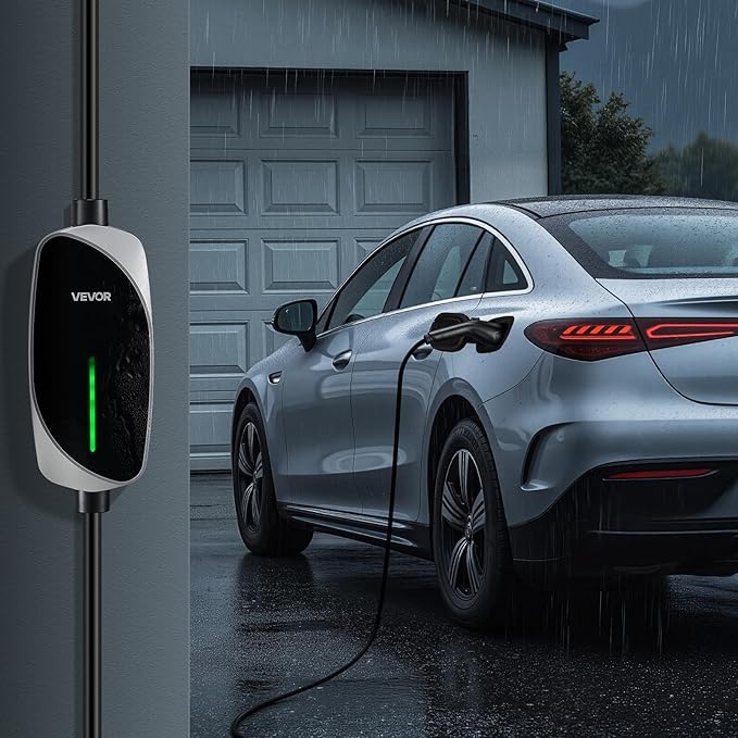 VEVOR Level 1&2 EV Charger, 16 Amp, Electric Vehicle Portable Charger