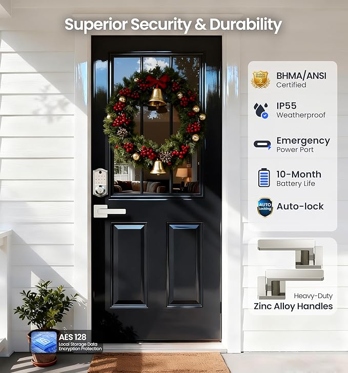 Veise VE017-B Fingerprint Smart Lock