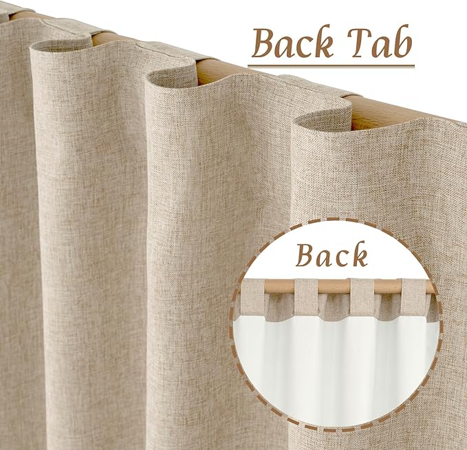LAMIT 100% Blackout Window Curtains
