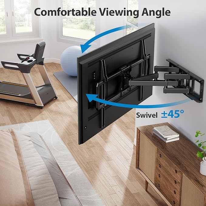 Pipishell Full-Motion TV Wall Mount