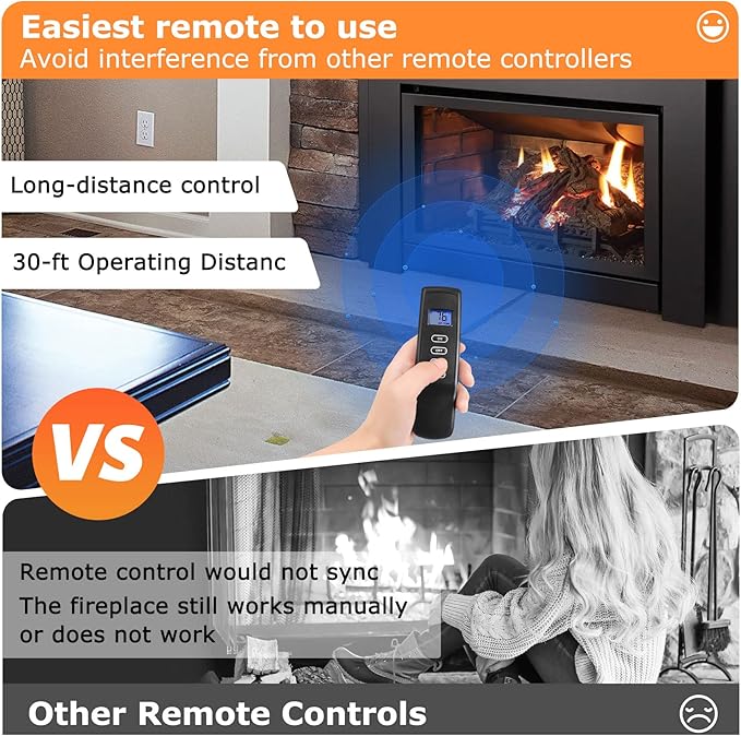 Improved Fireplace Remote Control Kit