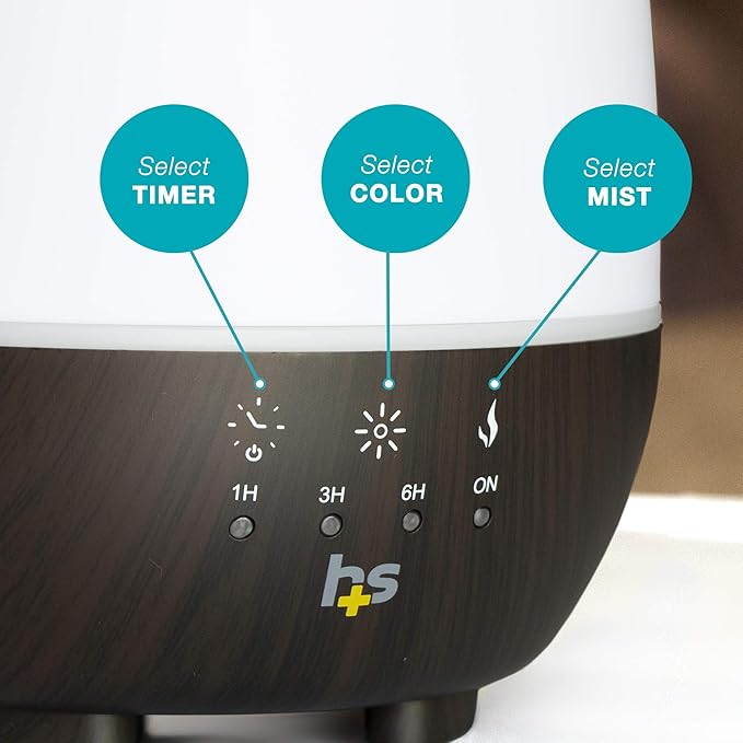 HealthSmart 500ML Essential Oil Diffuser