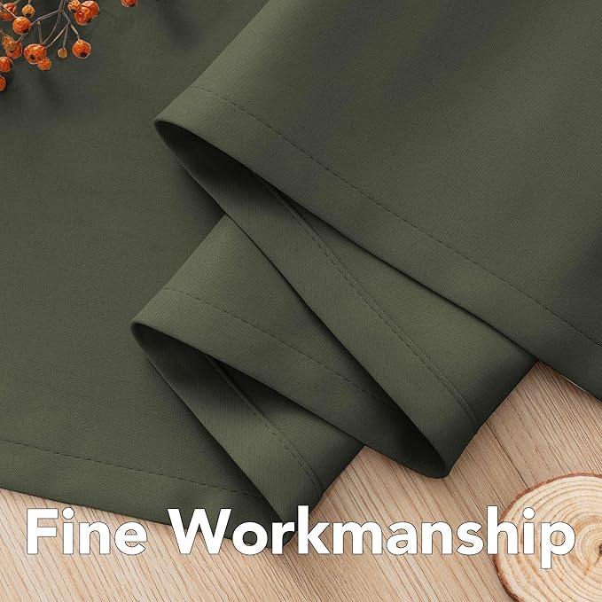H.VERSAILTEX Blackout Curtains for Bedroom Thermal Insulated Room Darkening