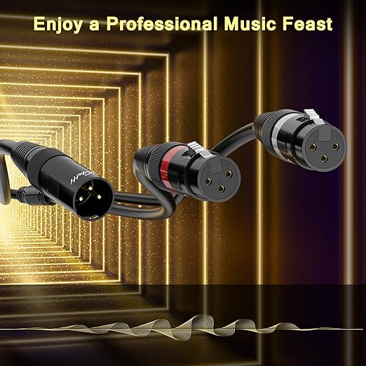 Mygatti XLR Splitter Y-XLR Cable 100 FT, Bi-Directional Balanced Microphone