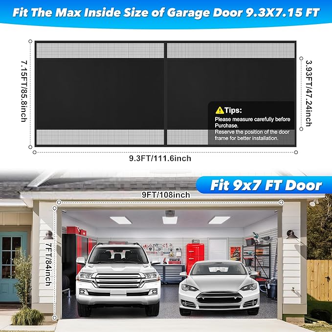 Privacy Garage Door Screen Blackout