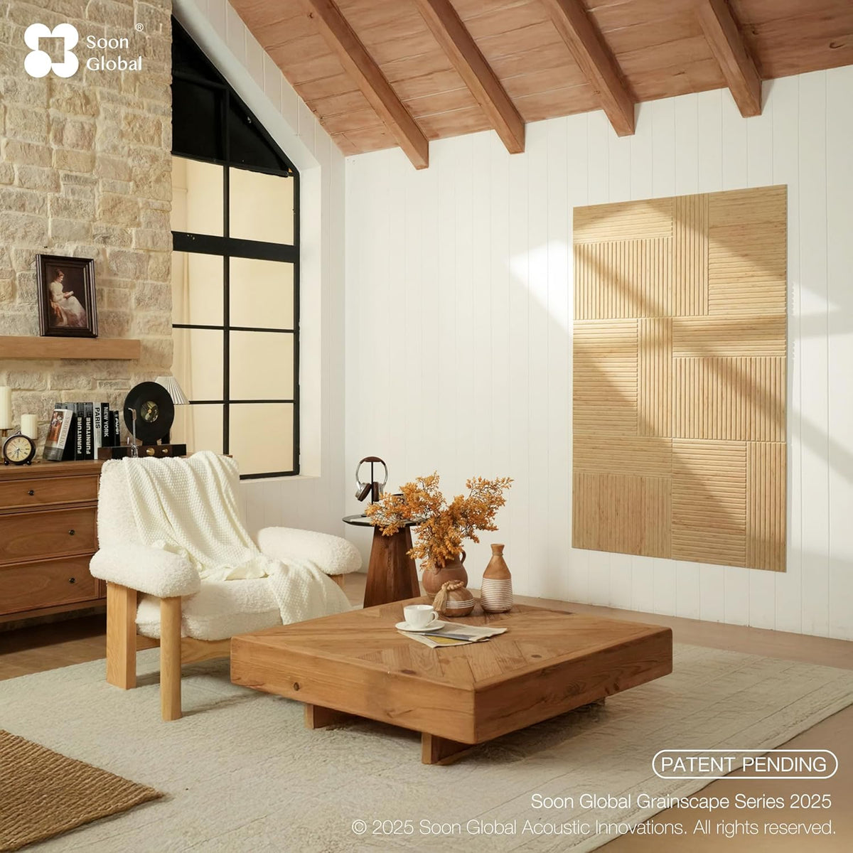 Soon Global Acoustic Wall Panels, Zen Split