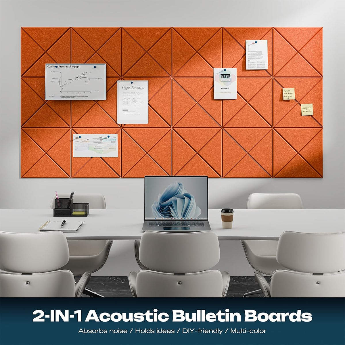 Sonicism 12 Pack X-Lined Acoustic Panels