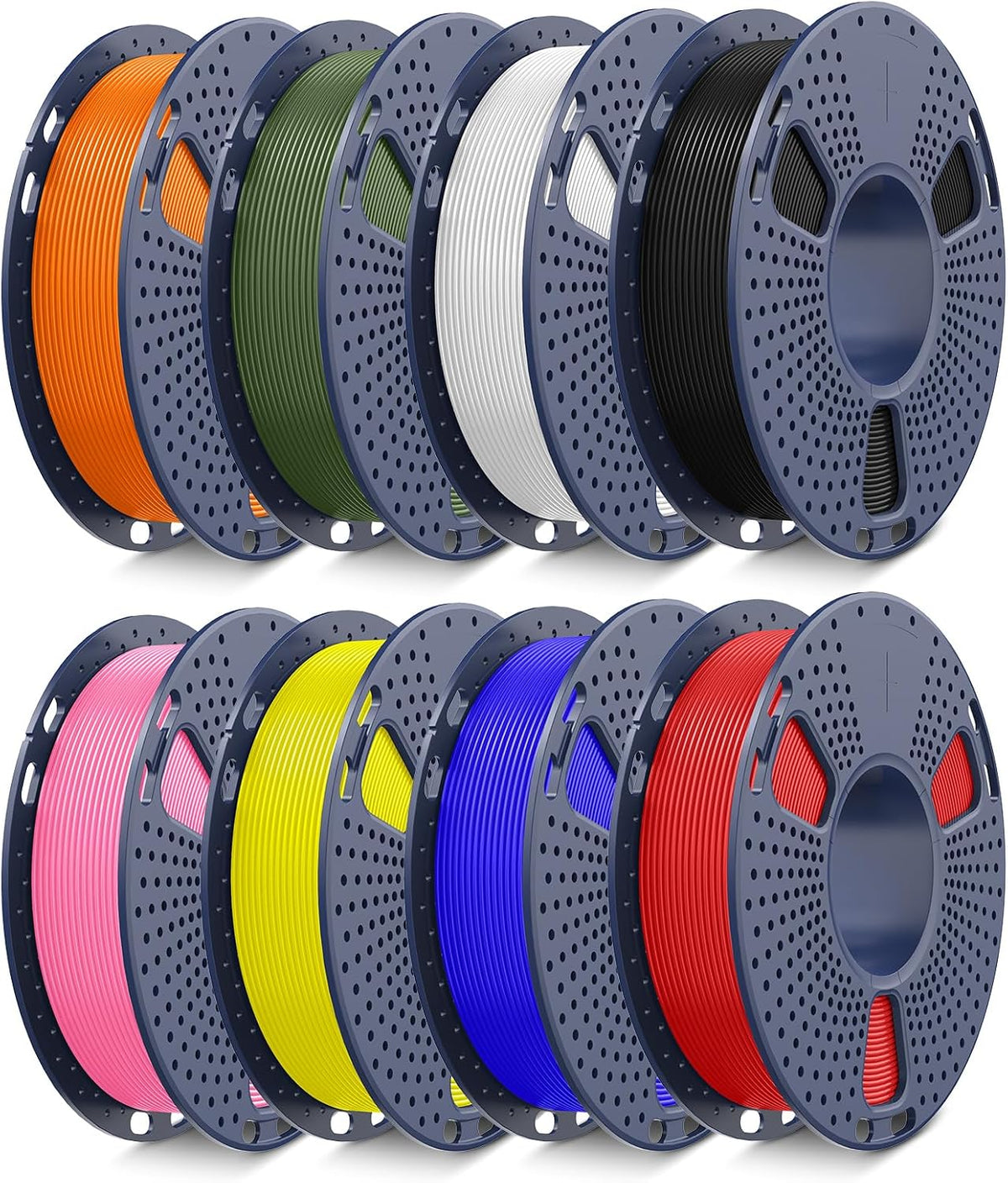 JAYO Rapid PLA 3D Printer Filament Bundle 2KG, 8 Pack 250g