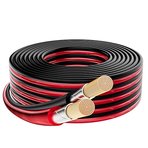 Mygatti 14/2 Gauge Speaker Wire 50FT, 14 AWG 2 Conductors OFC Pure Copper