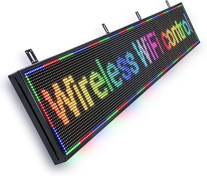 Programmable Led Sign Digital Scrolling Stock Sports Ticker Display Boards