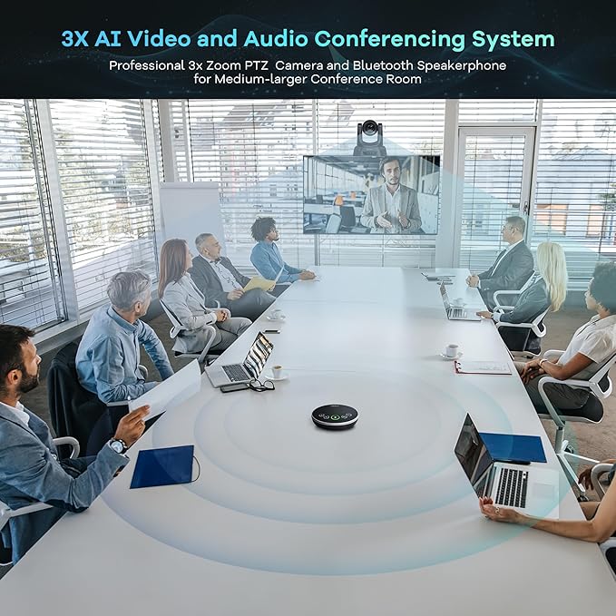 TONGVEO AI Auto-Tracking PTZ Conference Camera System