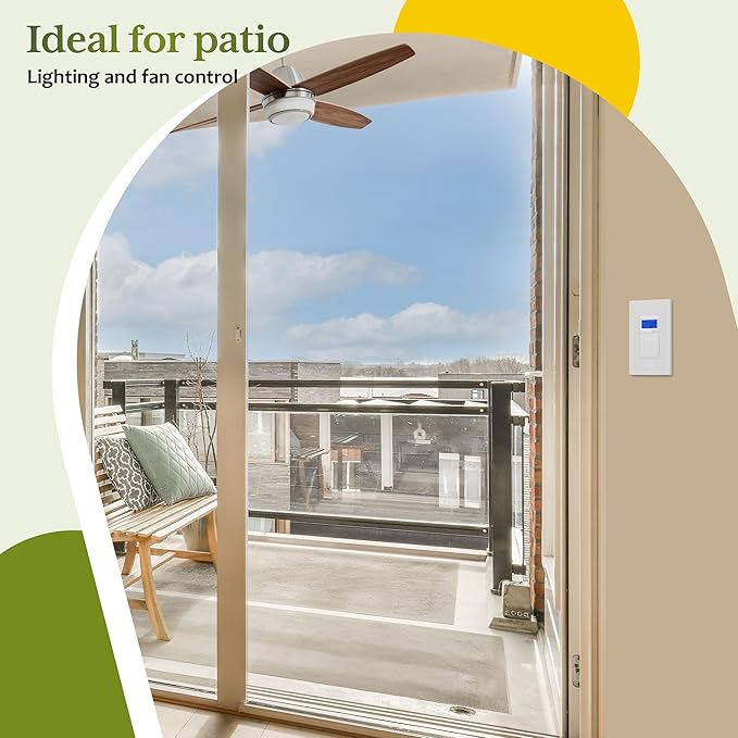 TG 7 Days Digital in-Wall Programmable Timer Switch (2 Pack)
