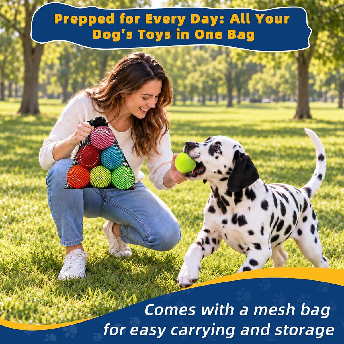 SHYUJAJIE Dog Balls,36 Pack 2.5 inch Tennis Balls for Dogs