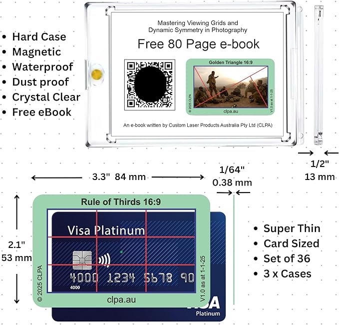 CLPA Full Photographic Viewfinder Set: All CLPA Photographic Viewfinder Tools