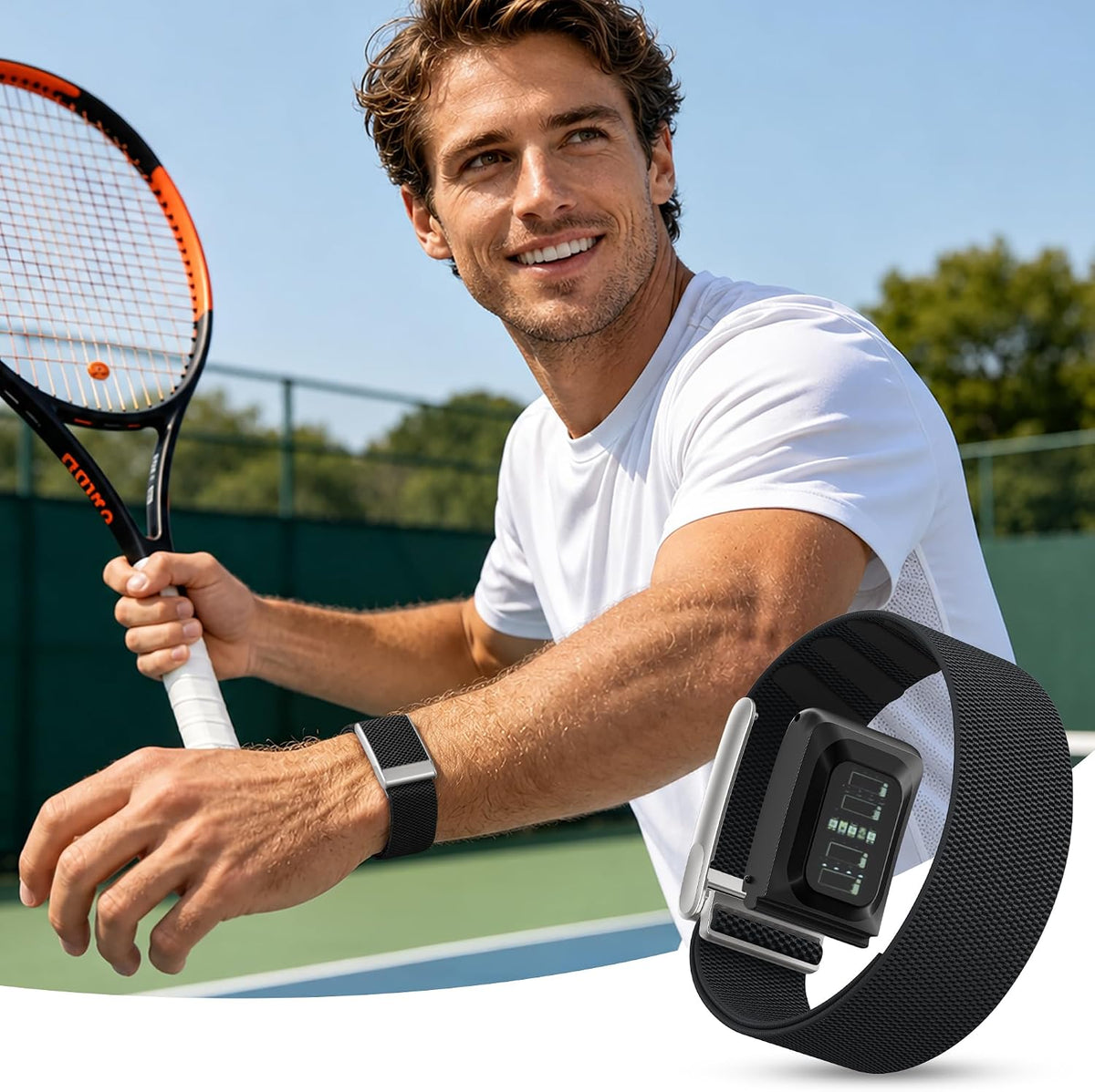 Maledan 3 Pack Nylon Sport Band for Whoop 5.0/MG Bands, One, Peak and Life