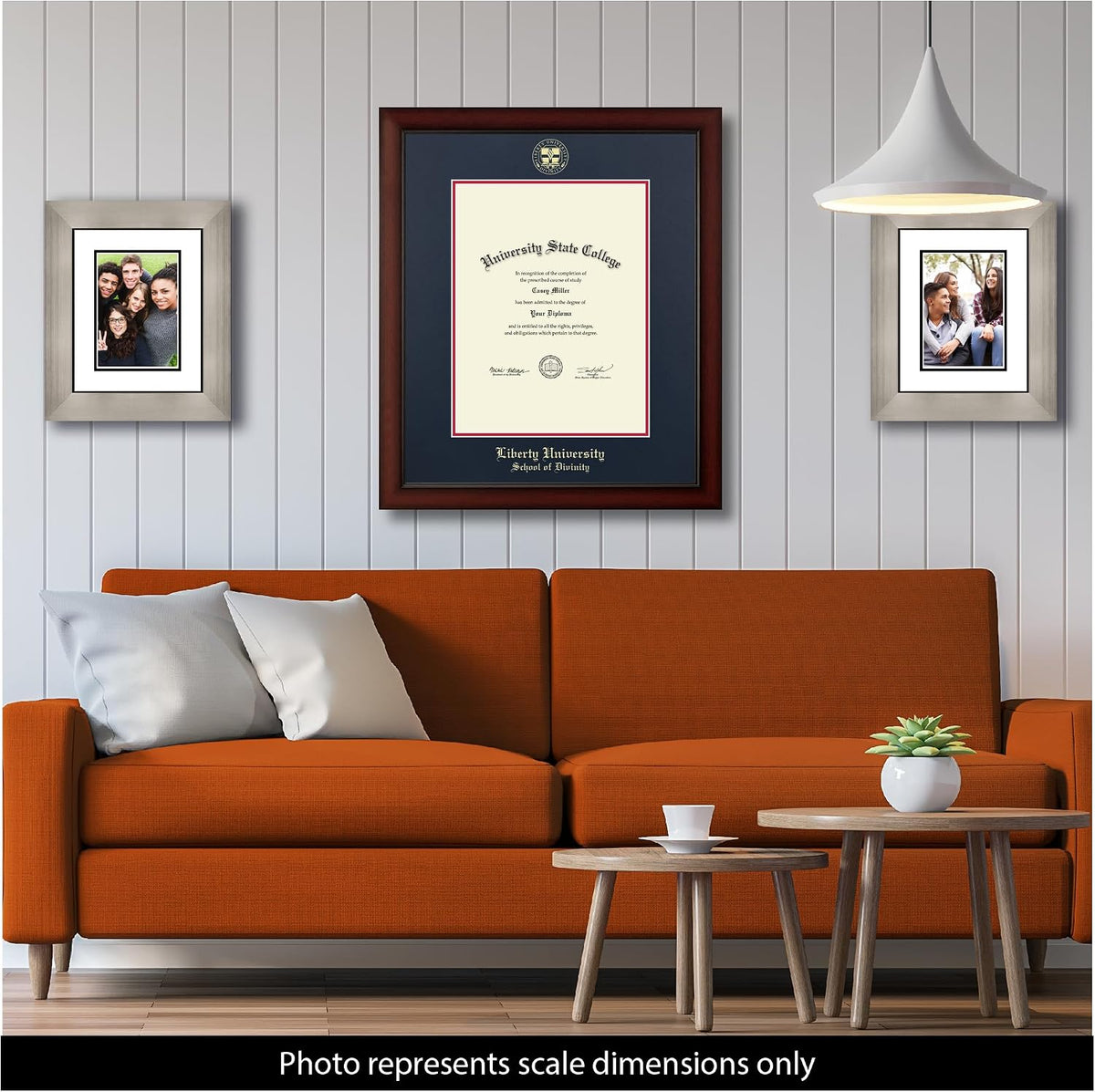 Liberty Divinity Gold Embossed Diploma Frame, 13 X 17, Cherry | Liberty Unive...