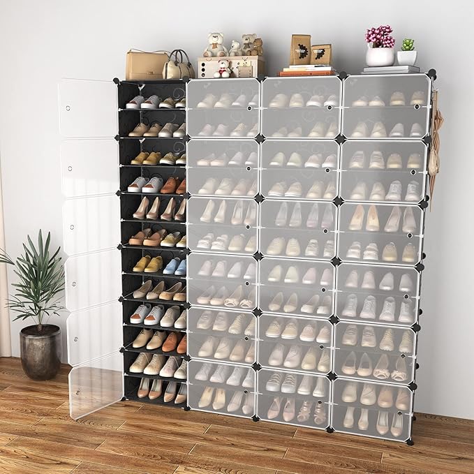Portable Shoe Rack Organizer (96 Pairs)